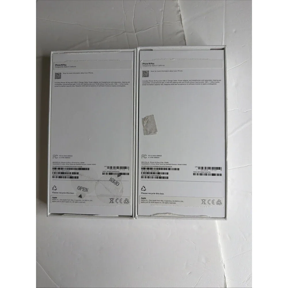 Lot of 7 Apple iPhone 11 (3) 13 Pro Max (2) 16 Plus (2) Empty Retail Boxes Only
